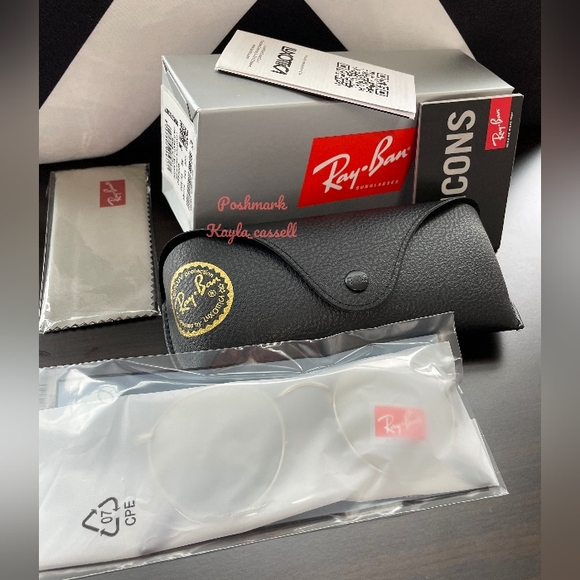 RayBan Round Metal Silver Flash Lenses RB3447 Silver Frame New - Picture 12 of 17